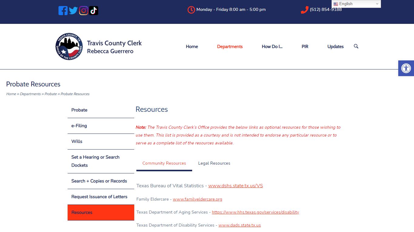 Probate Resources - Travis County Clerk